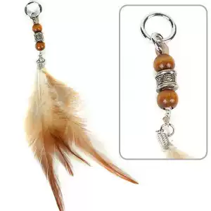 Korean handmade custom feather pendant simple atmospheric personality