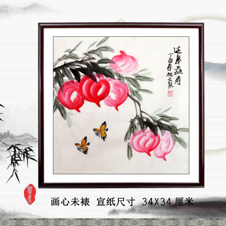 Special Price Promotion Hand Drawing True Painting Country Painting INK FLOWERS AND BIRD PAINTING LIVINGROOM XUANGUAN PETTY PINT SQUARE SUO SUTU