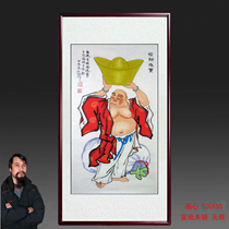 Grand belly Millver is all great and happy Buddha hand-painted and true character country painting a three-foot-middle-of-the-art-and-treasure-in-the-art-in-the-art