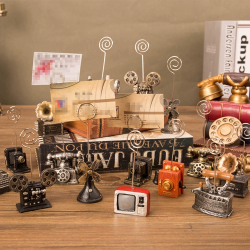 Настольный креативный маленький милый декор для визитных карточек для офиса, фотография