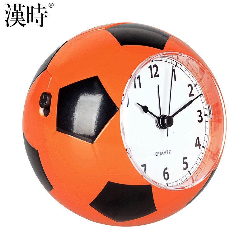 Sáng tạo trẻ em Alarm Clock Student Mute đầu giường Clock Cartoon dễ thương Tính Xem Simple Football Clock HA09.