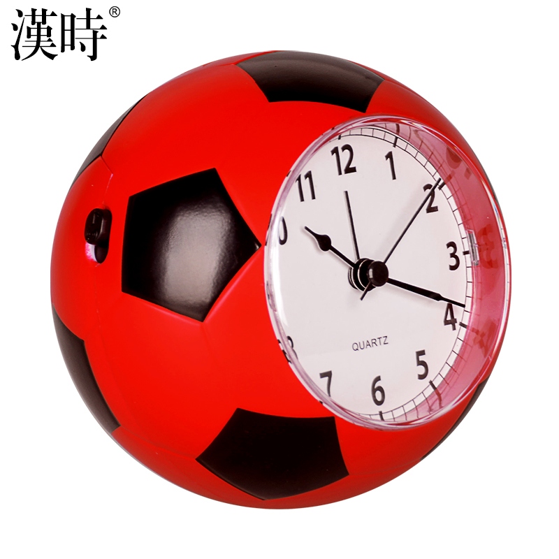 Sáng tạo trẻ em Alarm Clock Student Mute đầu giường Clock Cartoon dễ thương Tính Xem Simple Football Clock HA09.