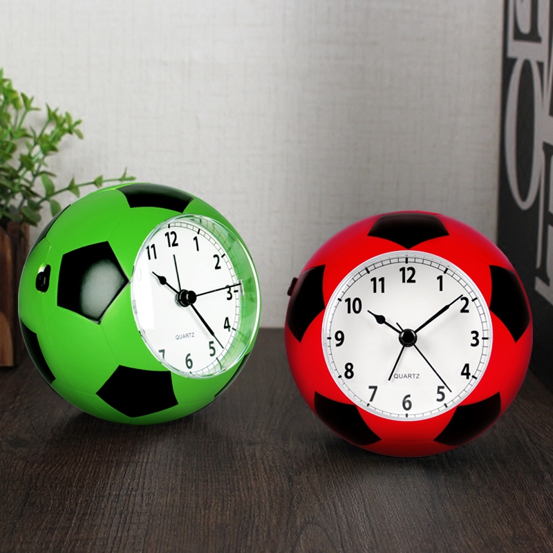 Sáng tạo trẻ em Alarm Clock Student Mute đầu giường Clock Cartoon dễ thương Tính Xem Simple Football Clock HA09.