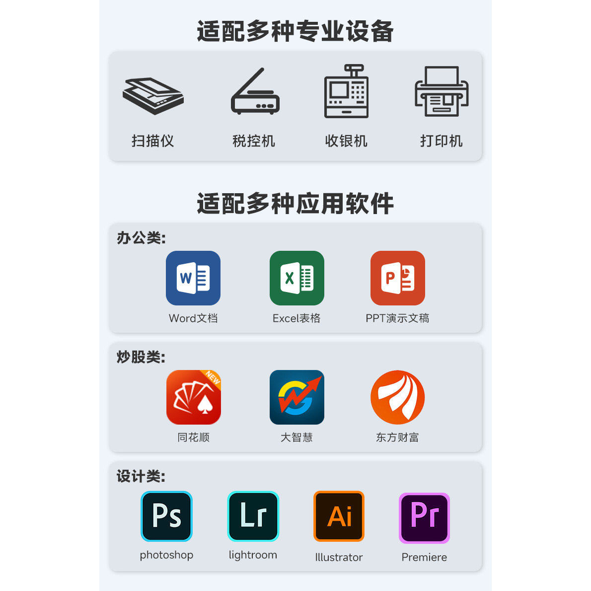 High-Performance Office Computer I5 10400F Upgraded to 13400F/U5, Designer Computer with Discrete Graphics, Office Desktop Computer, Graphic Design Desktop Computer, Fully Assembled Computer Set