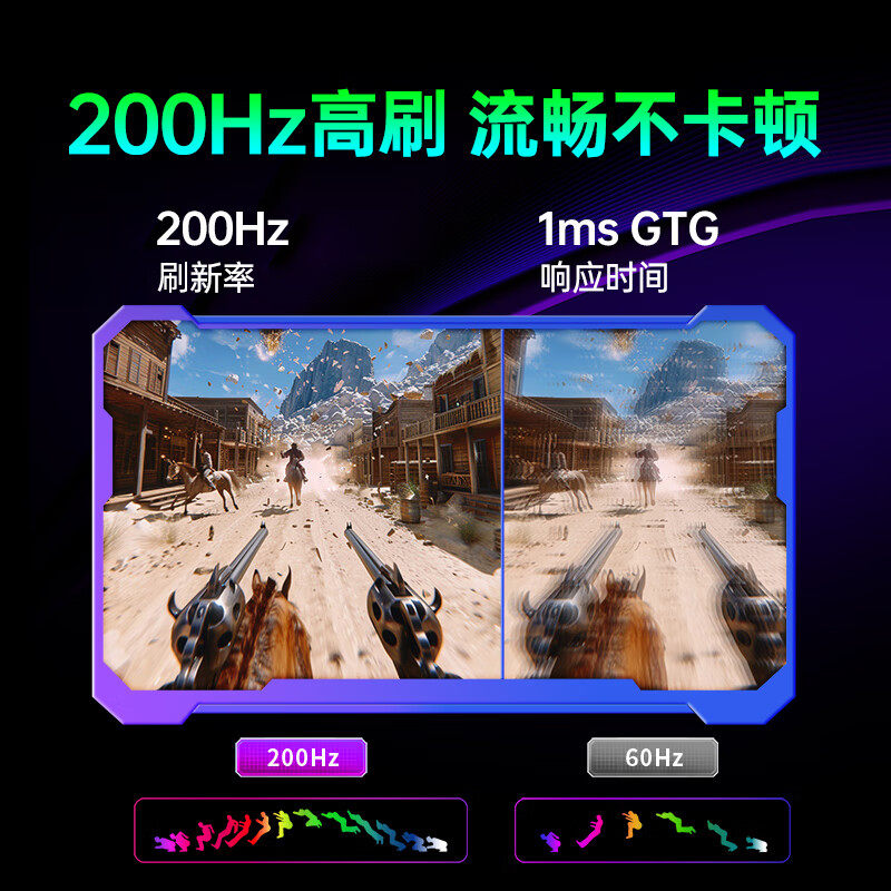 Titan Legion 260Hz Monitor 24-Inch 240Hz High Refresh Rate Desktop Computer Monitor 27-Inch 2K Screen