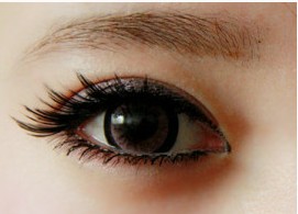 Handmade giả lông mi tự nhiên trang điểm nude dày phần liền mạch trong suốt lông mi xuyên suốt đuôi mắt kéo dài mi giả nam châm