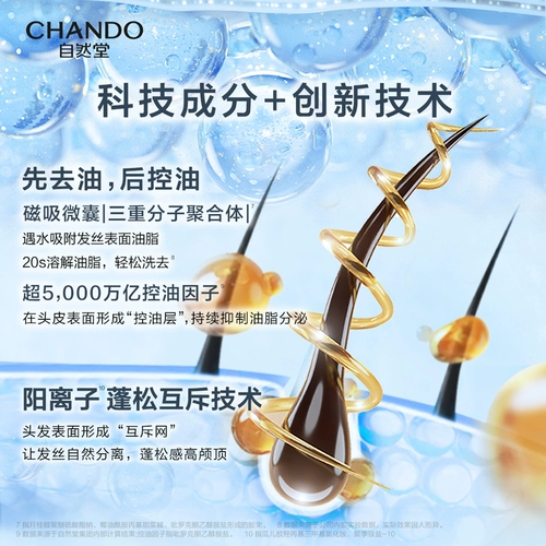 Освежающий шампунь, контроль жирного блеска, придает объем