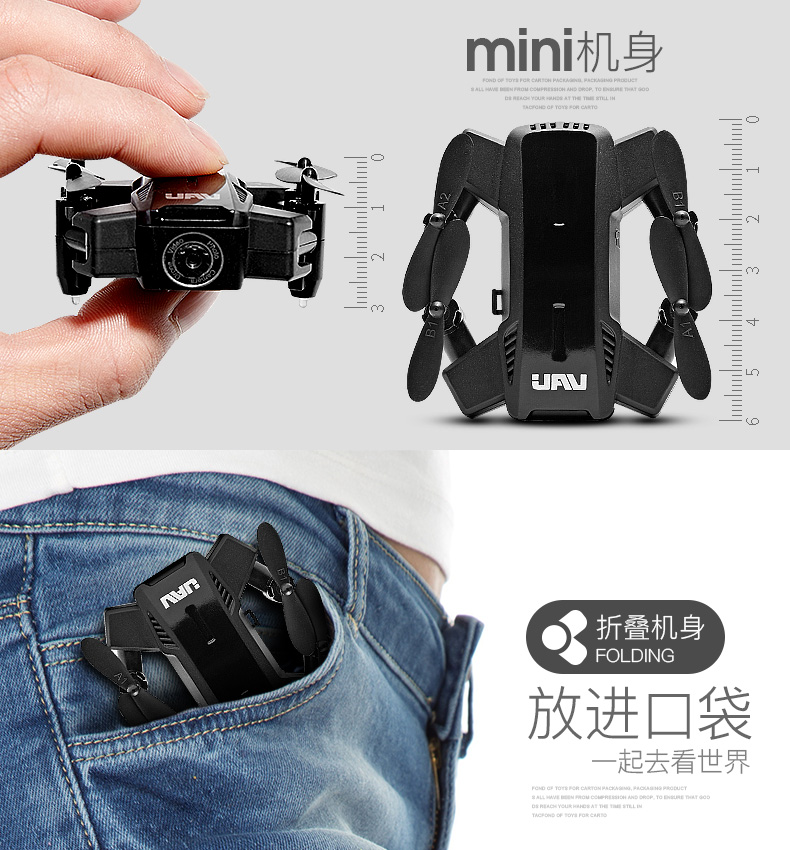 Máy bay điều khiển từ xa gấp mini HD chụp ảnh trên không máy bay trực thăng bốn trục để sạc máy bay không người lái máy bay điều khiển từ xa