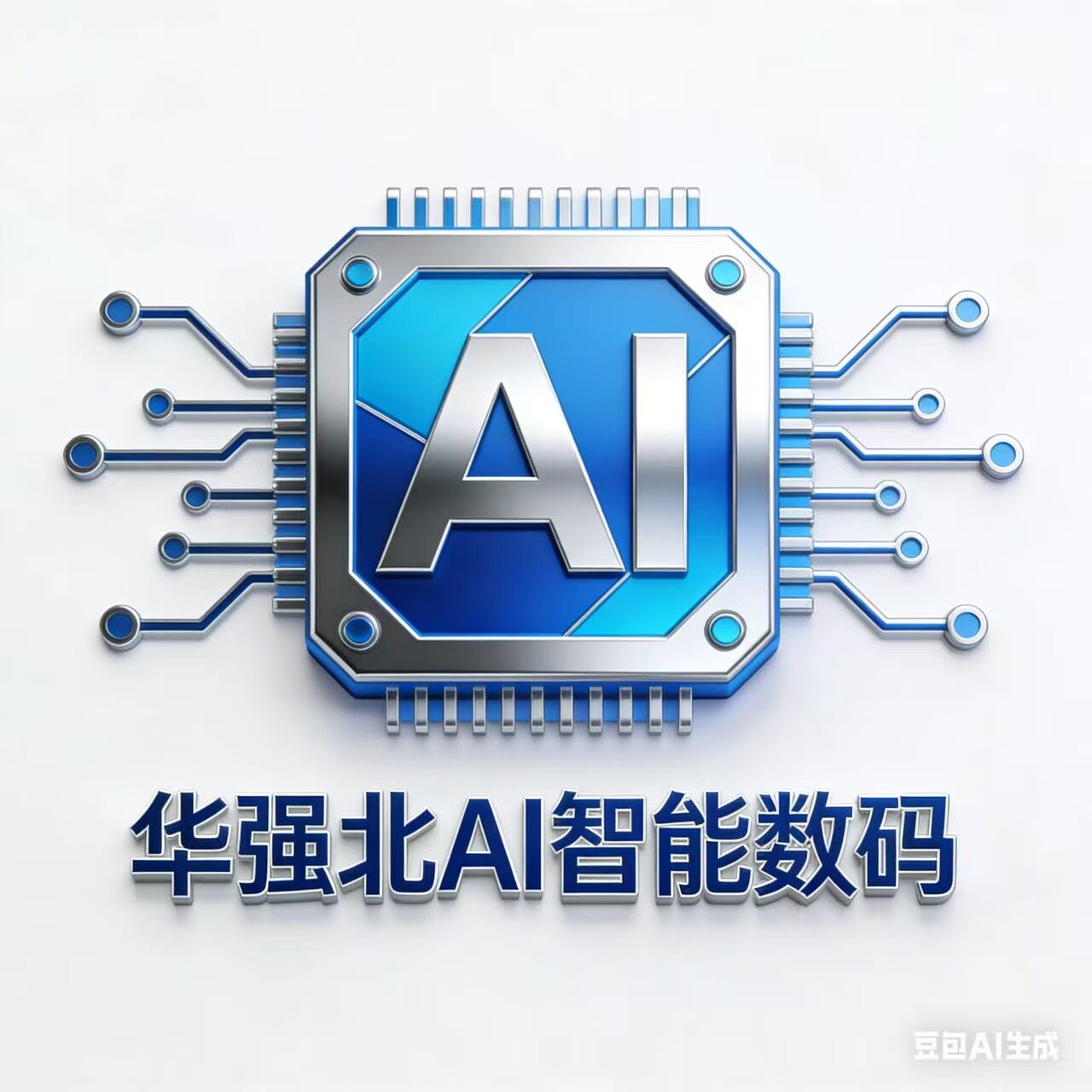 华强北AI智能数码的LOGO