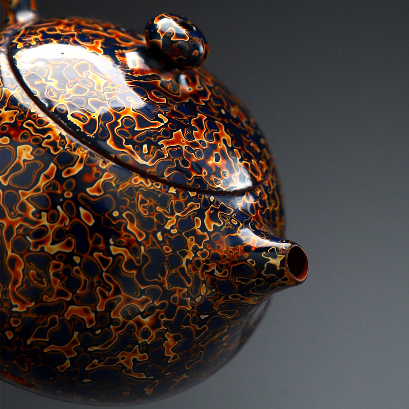 Recreation products it lacquer tea pure manual famous authentic beauty make tea pot of single size suits for