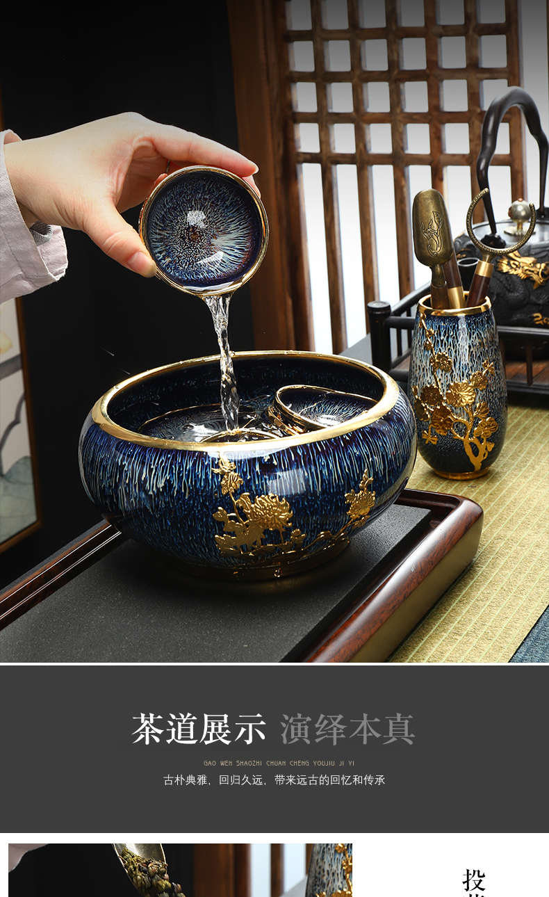 Recreational product an inset jades kung fu tea set jingdezhen ceramic inlaid with silver dragon teapot teacup tea taking the whole household
