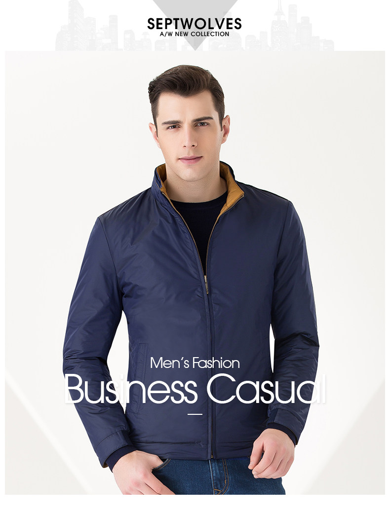 Blouson chaud pour homme SEPTWOLVES    - Ref 3112534 Image 8