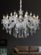 2026 New European-Style Living Room Crystal Chandelier, High-End and Grand, Suitable for Villa Lobby, Dining Room, Bedroom, French Light Luxury Lamp