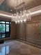 New French-Style High-End Restaurant Island Chandelier, Rectangular Crystal Lamp, Luxurious and Grand Villa Dining Room Long Chandelier