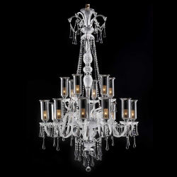 French-Style Light Luxury Crystal Chandelier, 2026 New Design, Simple European-Style Lamp for Villa Living Room, Dining Room Chandelier, Elegant