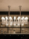 New French-Style High-End Restaurant Island Chandelier, Rectangular Crystal Lamp, Luxurious and Grand Villa Dining Room Long Chandelier