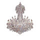 European-Style Crystal Chandelier for Duplex Living Room, Candle Lamp for Hotel Lobby, Luxurious and Grand Staircase Chandelier for Villa