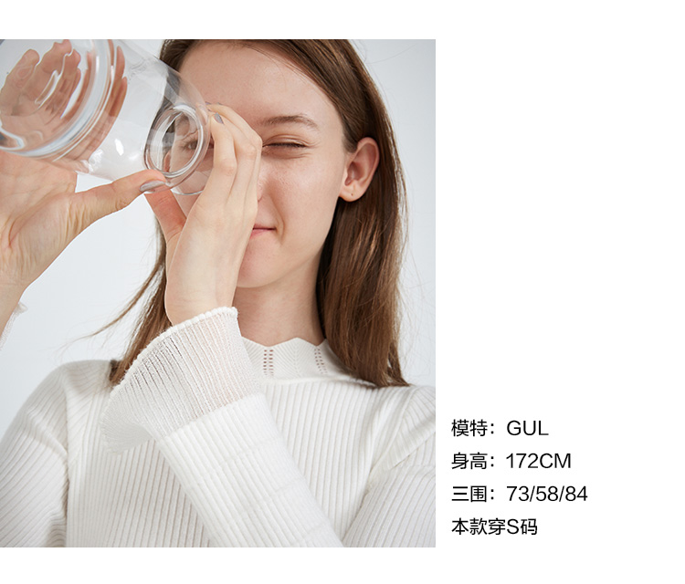 MỘT THÊM 2018 mùa đông mới bằng gỗ dệt kim áo sơ mi nữ dài tay mỏng manh áo len mỏng áo nữ đẹp