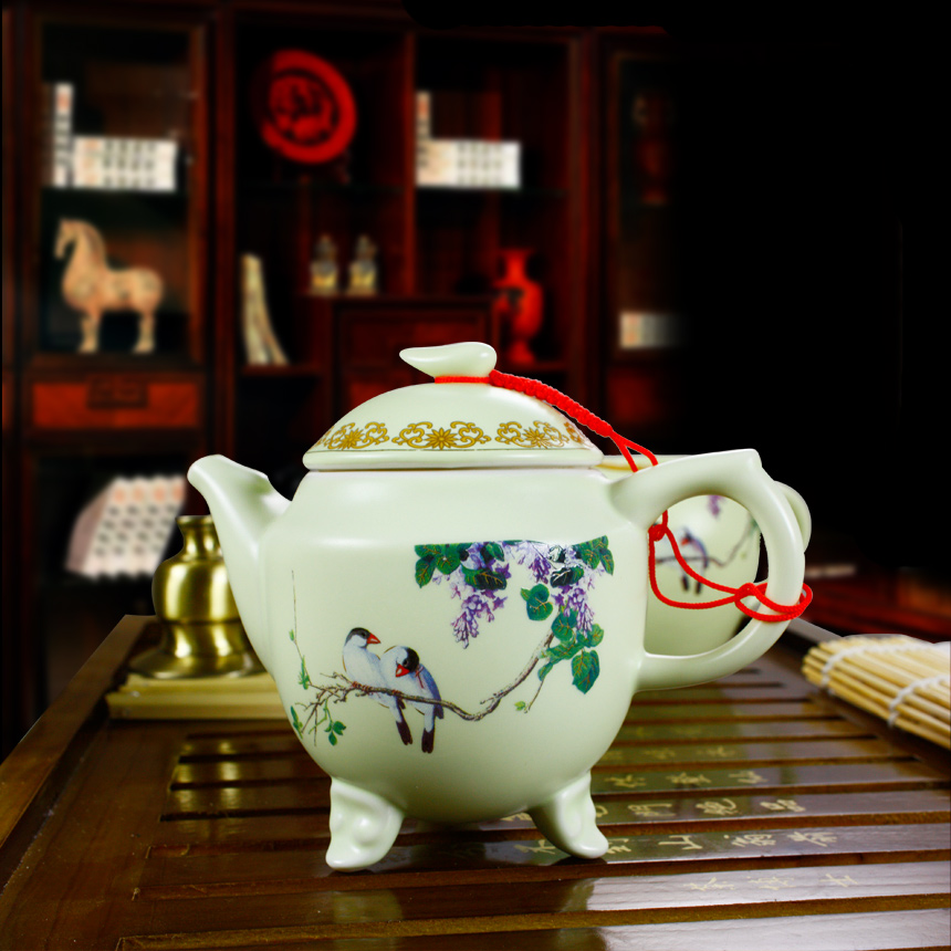 Purple good tea sets special jingdezhen fine ceramic tea set teapot kung fu tea sets tea cups