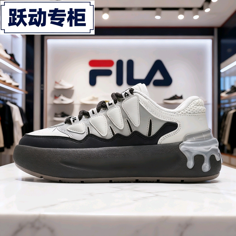 Fila Women's Shoes Carrot Shoes 2026 Spring and Summer New Thick-Soled Height-Increasing Warm Sports Shoes F12W431212