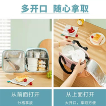 Student Insulation Bag bag Lunch Box Bag Hand Lunchbox Packed Rice Bag Stratix Big Day Type Waterproof Lunch Bag