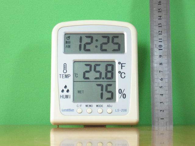 Factory direct wholesale Randy letter electronic thermo-hygrometer LS-206 digital thermo-hygrometer digital thermometer