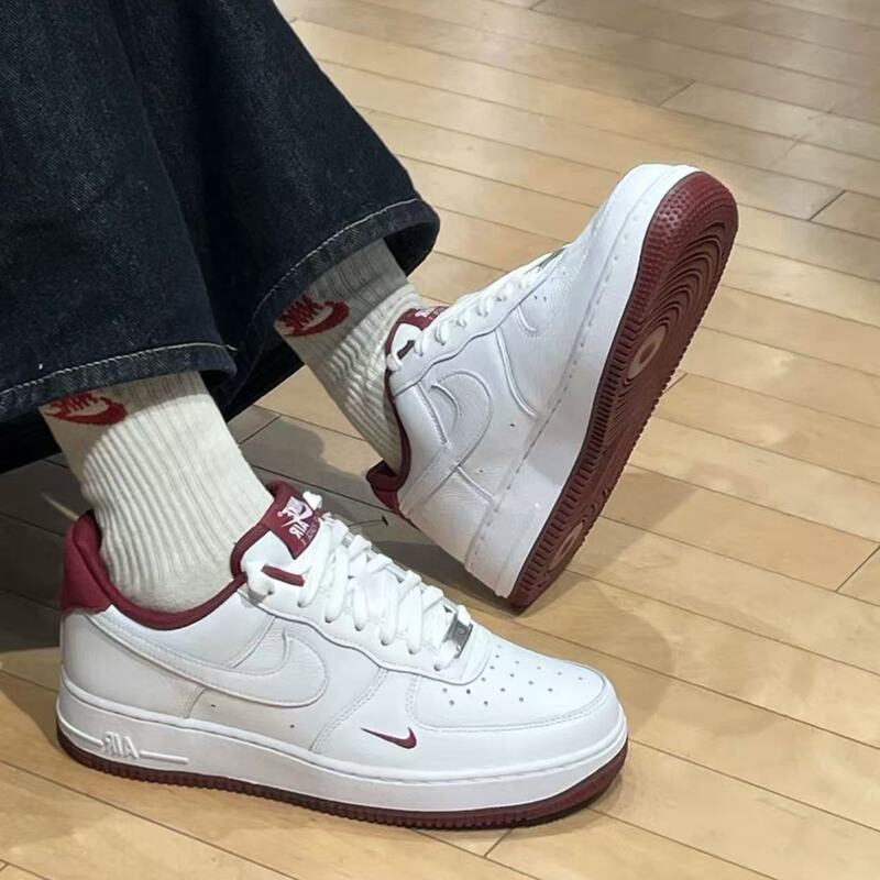 Nike Air Force 1 Men's Air Force Sneakers Summer New Rubber Sole Sneakers Low-Top Fn8349