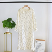 Платье из крепового грибка с длинными рукавами, простая голова кролика