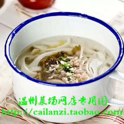 Wenzhou flavor minced meat soup pickles rice noodles with minced meat pickles package stored at room temperature 360g