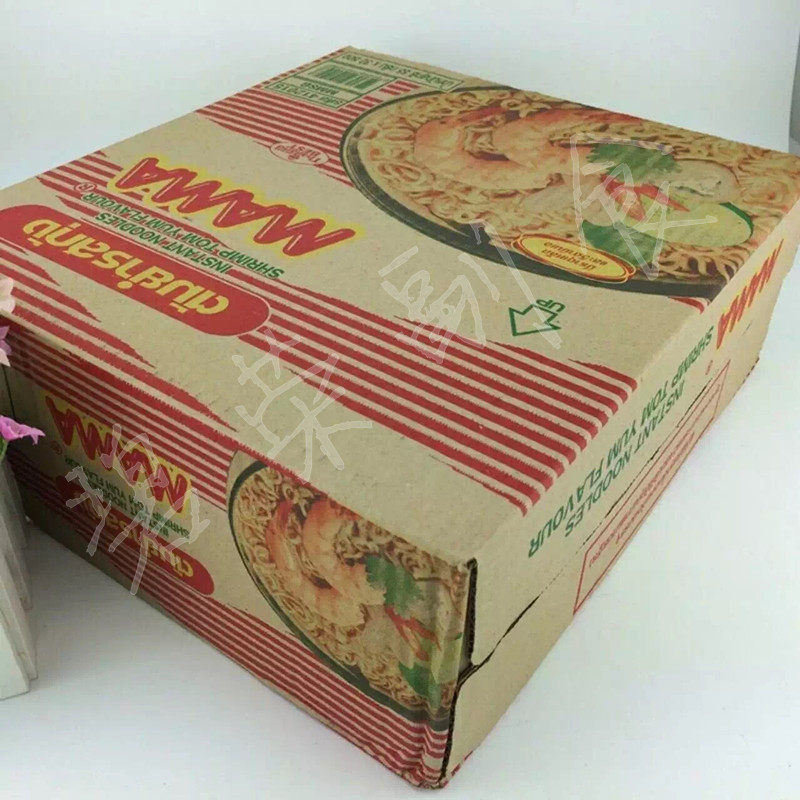 Thai MAMA Tai Mom Noodle Hard Soft Spicy Shrimp Taste Food Fracture 55g*30 Bags of Convenient Noodle