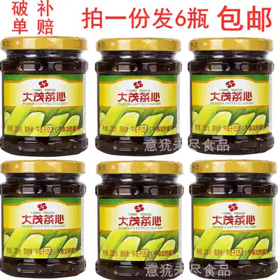 Damao cabbage heart 220gx6 bottles of ready-to-eat side dishes Pickles lettuce hearts with meals Table Bay flavor cold dishes