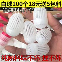 Fishing net fish cage special bait ball box earthworm bait cage cup plastic crab shrimp cage food feed bait bucket