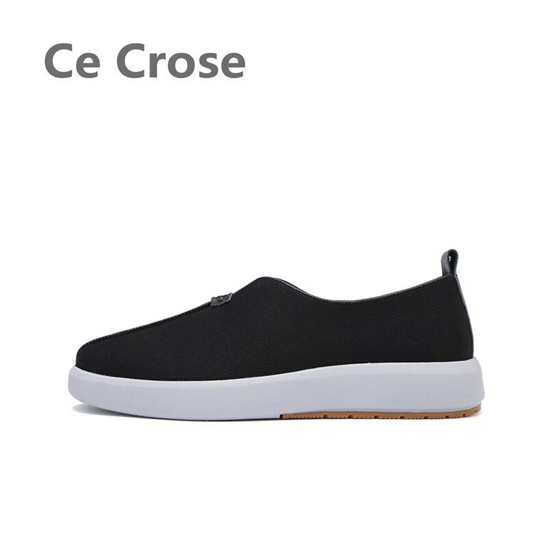cecrose Chinese style set feet comfortable old Beijing cloth shoes spring and autumn frame car Lefu Jianbu lazy casual trendy shoes