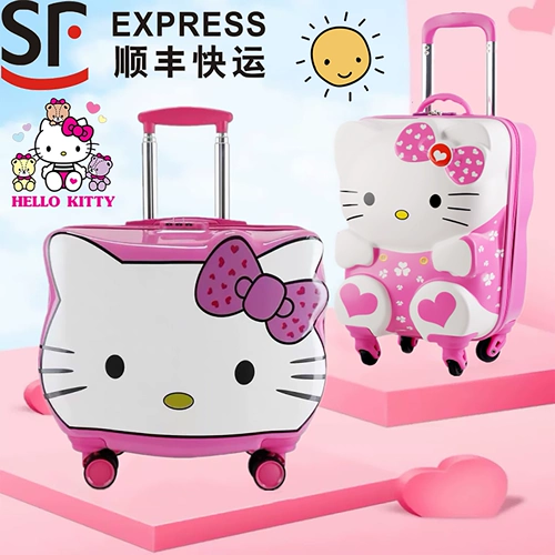 Hello Kitty, универсальный чемодан на колесиках, коробка