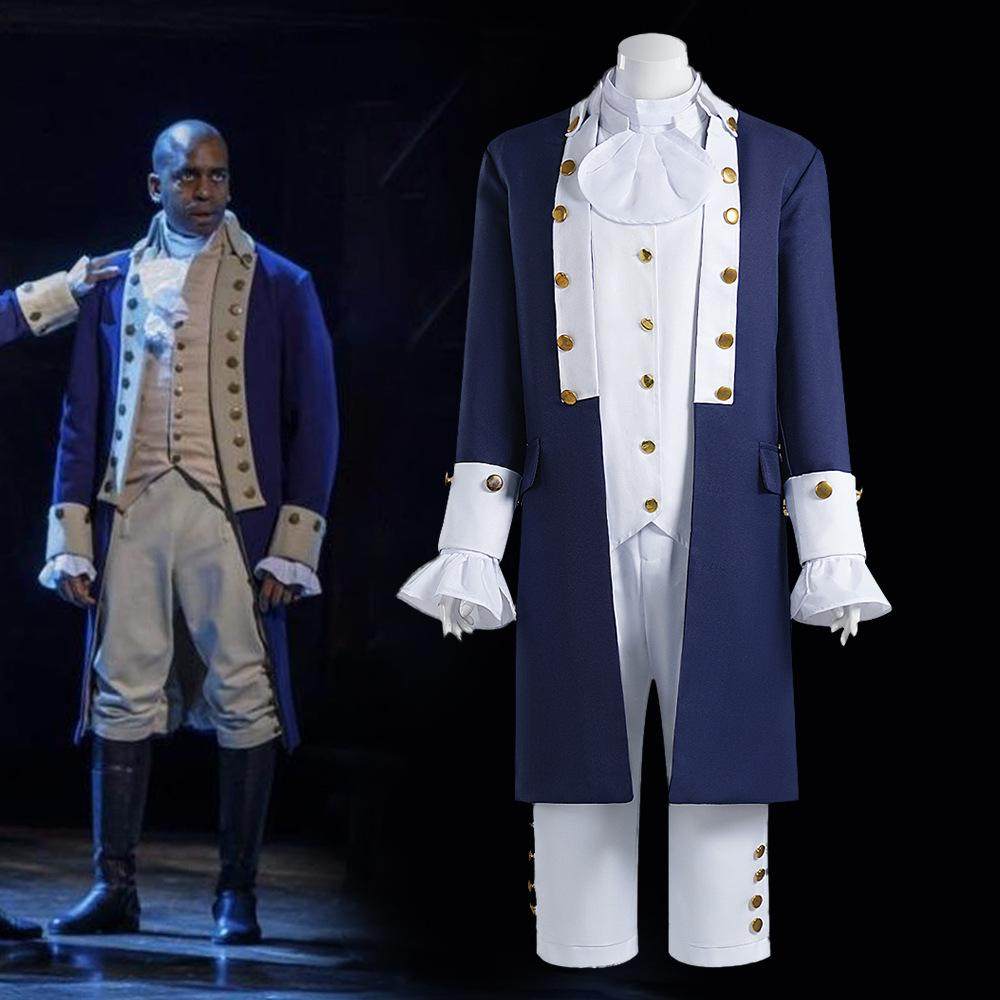 Halloween medieval prince costume cosplay alexander hamilton rock concert  stage performance outfit  Heavy metal rock