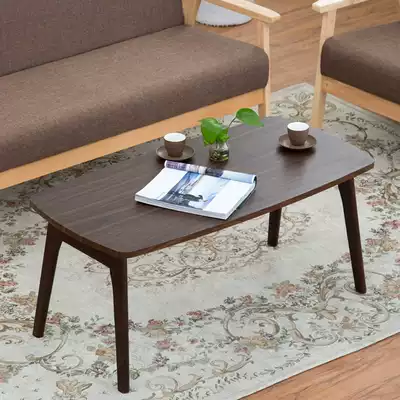 Solid wood coffee table Modern creative simple shop coffee table small apartment corner a few sides a few rectangular round small table