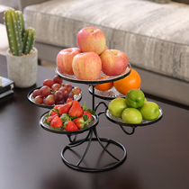 Fruit Plate Living Room Creative Home Fruit Plate Creative Modern Living Room Tea Table Multifunctional European Simple Modern Multilayer