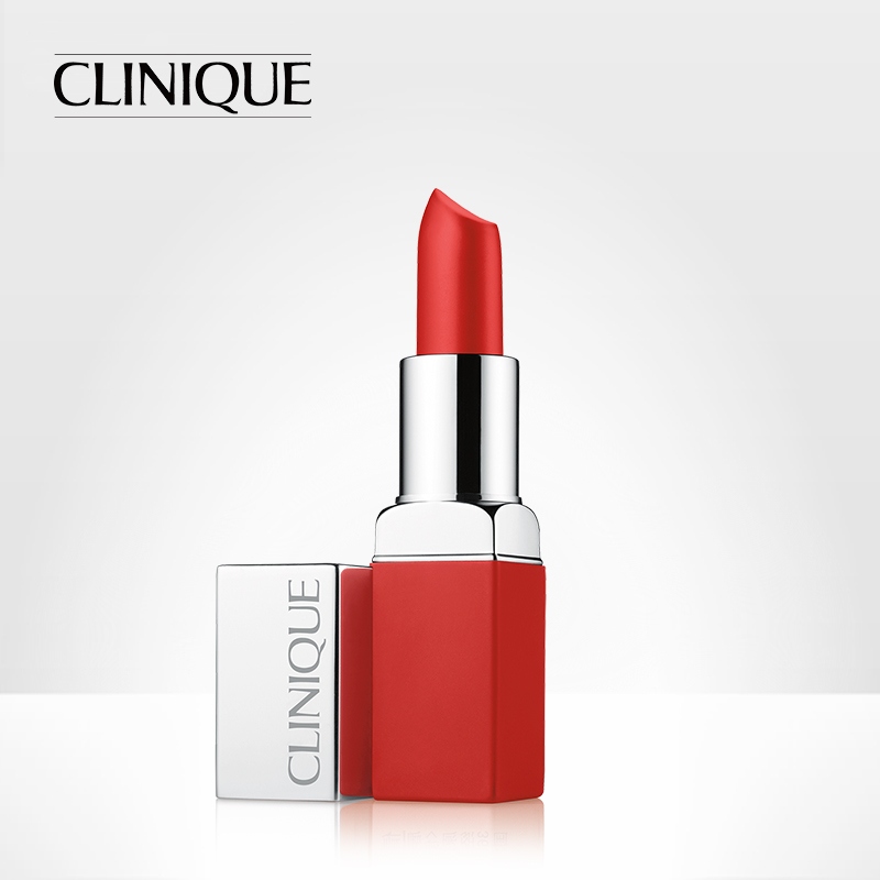 Clinique Lipstick Red buggy with small square fog surface lipstick Lip Color Lasting Nourish moisturizing Lip Gloss 100 Changed Makeup
