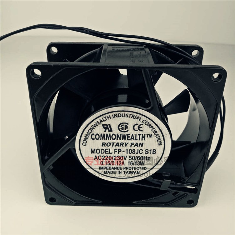 New Three association FP-108JC-S1B AC220V 16 13W 0 15 0 12A 9238 cooling fan