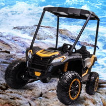 Biathlon parent-child electric car can sit big man four-wheel four-wheel drive remote cross-country baby toy car