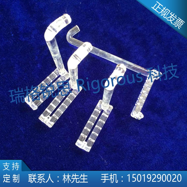 Silicon wafer cleaning flower basket silicon wafer cleaning frame quartz cleaning flower basket quartz cleaning rack high temperature resistant and acid-resistant