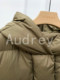 2021 Winter New Fashion Side Cross Strap Hooded Warm Straight Mid-Length White Duck down Jacket