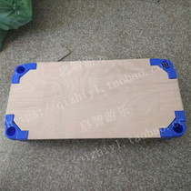Kindergarten bed nap bed special bed for children density board flat bed plastic wooden support bed