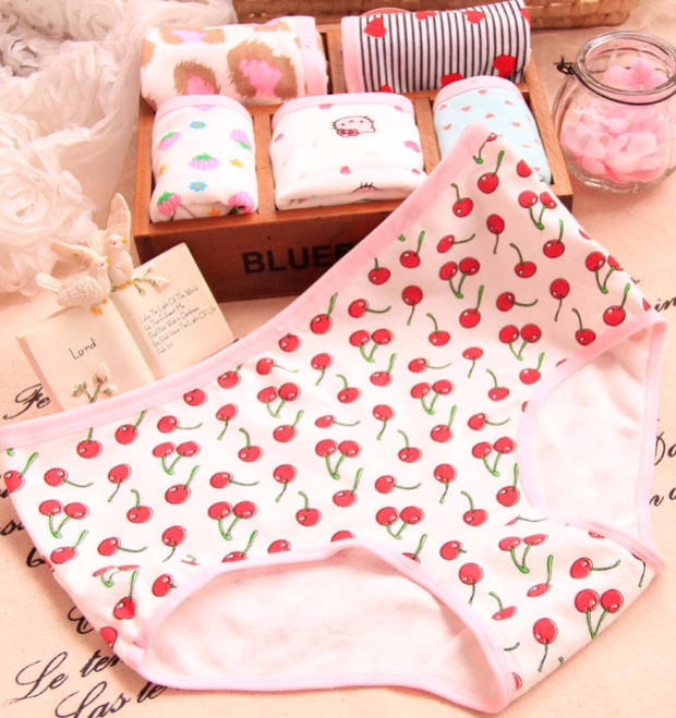 4 bộ đồ lót nữ cao cấp cotton của phụ nữ quần sịp 7 màu