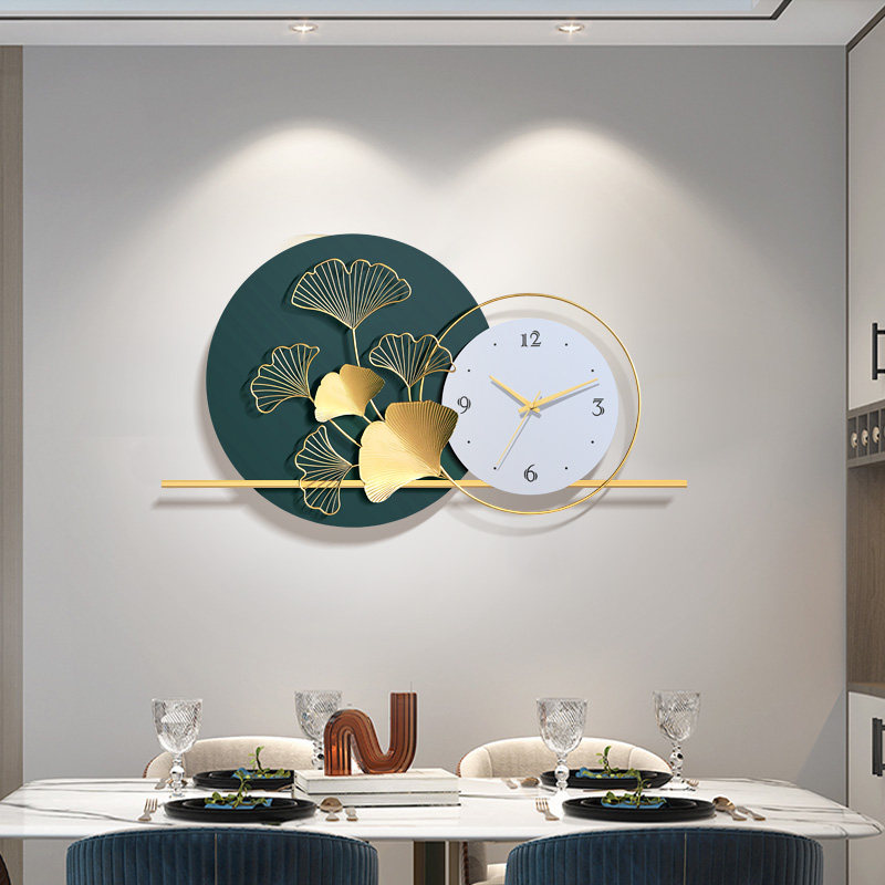 Watch Watch Wall Wall Clock Lightly Luxurious Modern Limited Decoration Fashion Chinese Restaurant Wall Wall Clock Net Red Art Watch