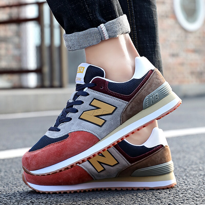 New Balance 574 Men's Shoes Official Authentic N Series Women's Shoes 2026 New Breathable Couple Casual Sports Shoes Running Shoes