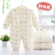 Quần áo sơ sinh cho bé sơ sinh mùa thu và mùa đông Bộ đồ bé gái bằng vải bông 0-3 tháng tuổi Bộ quần áo tu sĩ dài tay body chip cộc tay cho bé 0-12 tháng tuổi