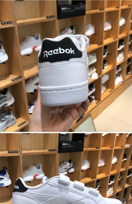 Reebok Reebok HOÀN THÀNH mùa xuân mới nam và nữ bình thường ma thuật hoang dã dán giày trắng giày DV5160 - Dép / giày thường