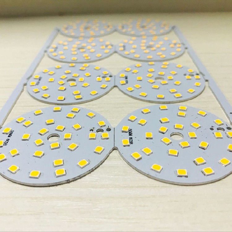 East Star Excellence Package Work Package Fabrication Edge Exposure Process Round Lamp Panel Led Circuit Board PCB Bulk Set