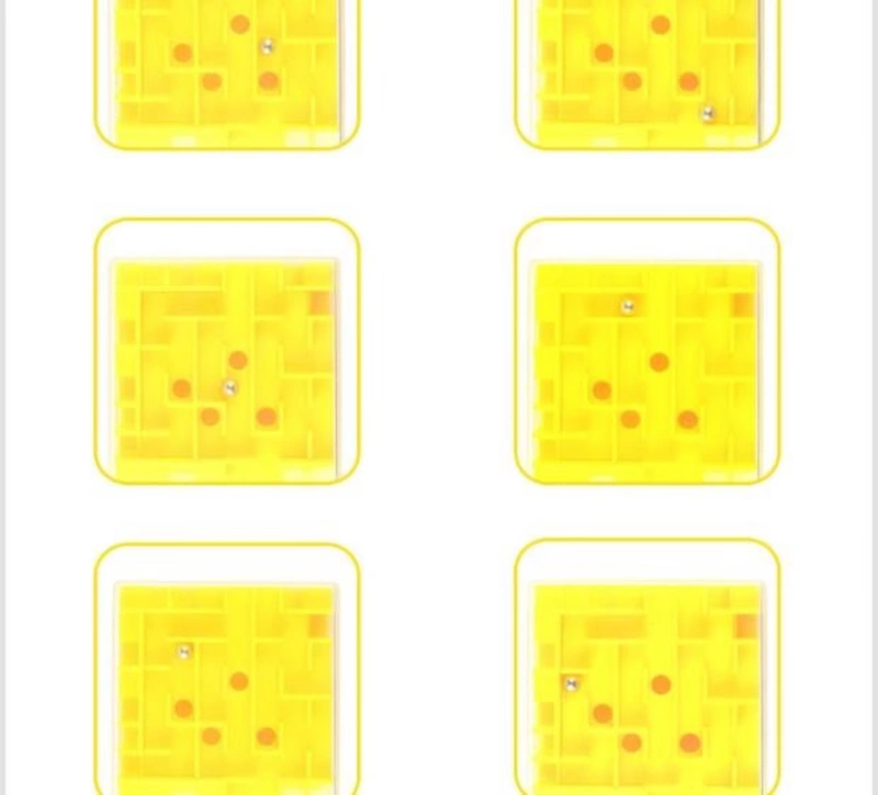 Mê cung đồ chơi ba chiều Hạt Câu đố Sáu khuôn mặt Con trai 3d Ma thuật Bóng mê cung Rubiks Cube dành cho người lớn Quà tặng thông minh